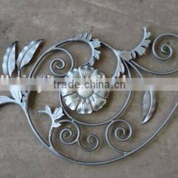 Steel scroll bending wrought iron baluster ornamental panels design