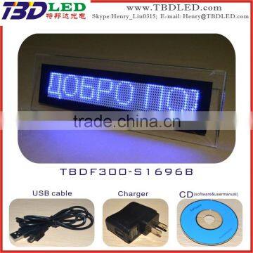 LED Desk Message Board/led Crystal Box Message Sign/electronic Message Signs
