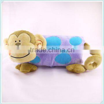 Plush Monkey Pillow Animal Tube Shaped Pillows