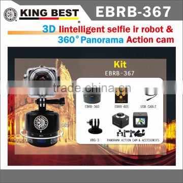 KING BEST sport camera 360 Rotary Pan Head full hd 1080p action camera for Go pro DSLR Timelapse Pan Head