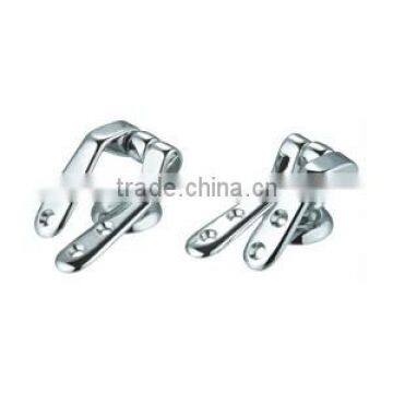 Brass Toilet Seat Hinge, With Screw Fitting Parts, Chrome Finish, X29014