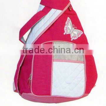 2013 quality kids shoulder bags with front pocket