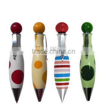 Colorful Mini Fat Acrylic Ball Pen with Custom Printing