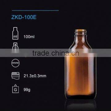 60ml amber drop dispensing glass bottle