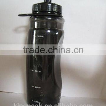 1000ml Plastic Sport Water Bottle with straw/Plastic travel Water Bottle/Plastic Sport Water Bottle