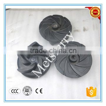 Anti-wear metal or rubber slurry pump impeller