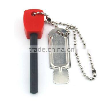 Fire Starter Rescue Survival Emergency Travel Flint--Red photo-2