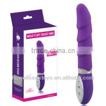Top Grade Silicone Curved Penis Vibrator Sex Toys photo-2