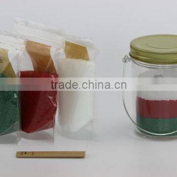 Simplicity DIY Jar Candle, DIY candle sand & cotton wick & glass jar
