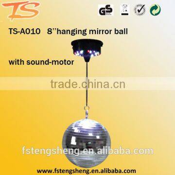 Hanging home and party decor polyfoam LED Disco mirror ball