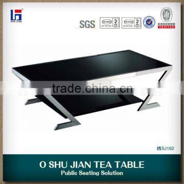 2015 modern design glass tea table SJ162