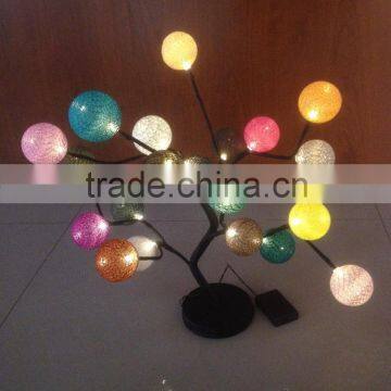 Battery Led Tree Cotton Ball Light Magic Ball Light String Lights photo-6