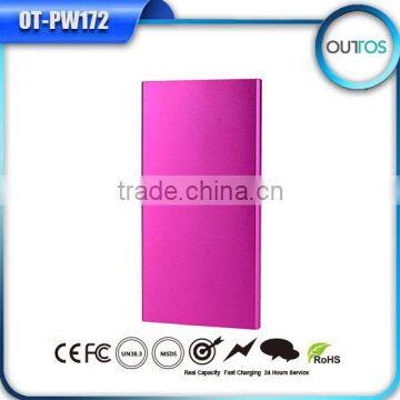 5000mah slim portable mobile charger power bank 3.7v for htc
