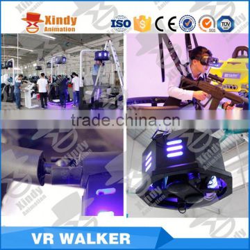 Guangzhou Zhuoyuan theme park vr treadmill theme park machine vr interactive Walker 9d simulator