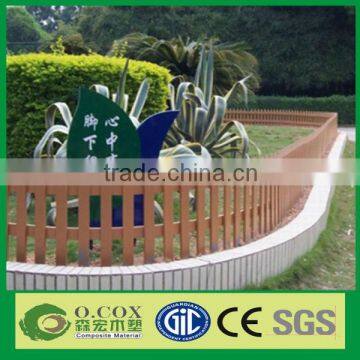 China Various Design Good Quality Wood Plastic Composite WPC Picket Fence