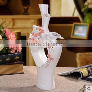 Porcelain vase home accessories for decoration and furniture