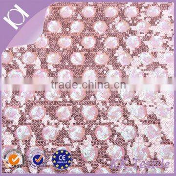 New arrival sequin lace with 3mm fashion sequin fabric for garment dress