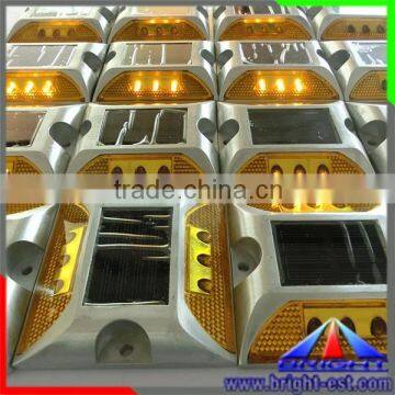 LED Flashing Solar Road Stud, Led Solar Cat Eyes Aluminium Road Studs Lamp Wired photo-5