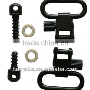 Quick Detachable Wood Screw Type Sling Swivels 1" Black