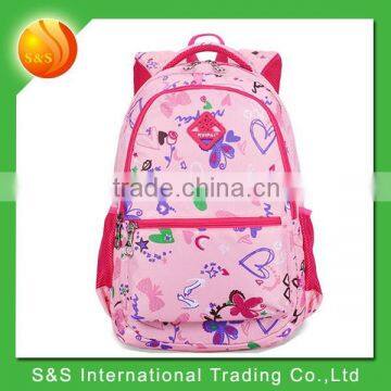 Large capacity colorful portable light weight bckpack children school bags