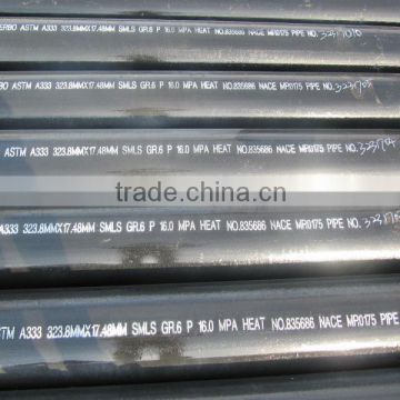 ASTM A334 grade 6 seamless steel tube