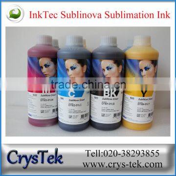 CRYSTEK InkTec SubliNova Smart InkTec dye sublimation ink for DX4 DX5 DX7 print heads