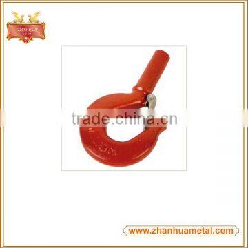 Red Forged Carbon Steel Metal Shank Hook