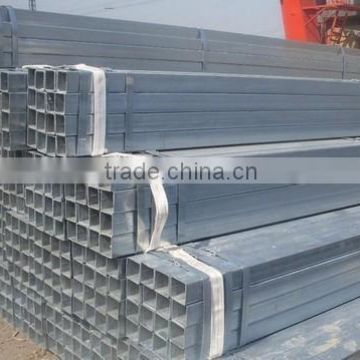 high quality ERW welded pre-galvanized square rectangular steel pipe