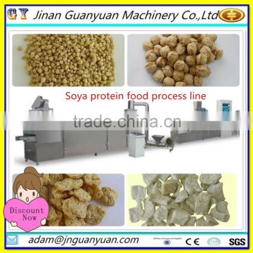 Twin-screw soya protein food making machine/plant