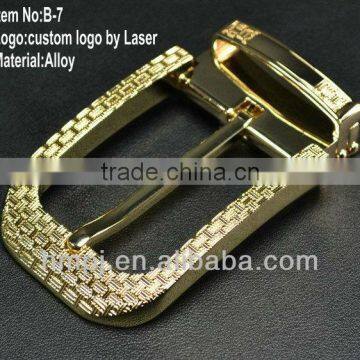 high quality classic belt buckle with gold plating