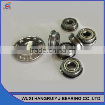 7 * 17 * 5 mm bore sizes mini flanging ball bearing MC4 clearance F697ZZ for industry machines