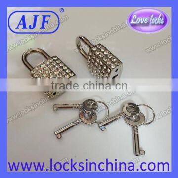 Newest Square Rhinestone Padlock for Necklace photo-1