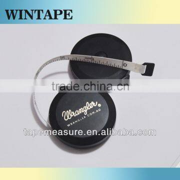 150cm/60inch custom black golden tape measure circle measuring tools promotion gift with Your Logo or Your Name