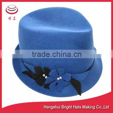 pizazz wool felt hats fedora hats for ladies