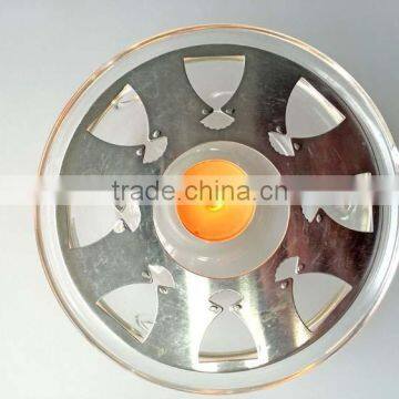 Clear Transparent Heating Resistant Glass Tea Candle Holder photo-3