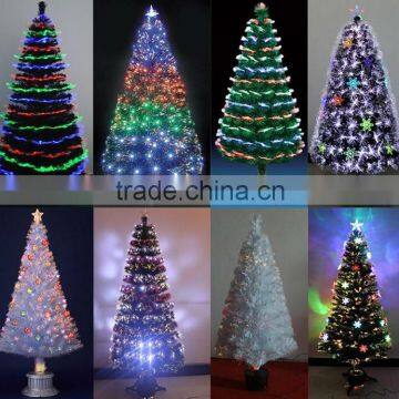 2016 new designs hot selling fiber optical LED sourcing Christmas tree