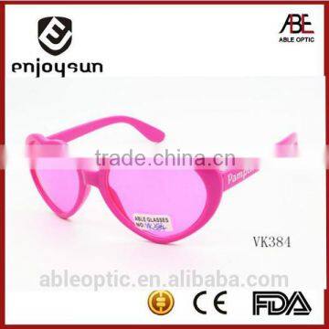 heart shape 2015 fashion kid children polarized sunglasses colored eye glasses wholesale china