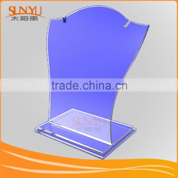 China Manufacturer Colored Translucent Acrylic Necklace Display Rack