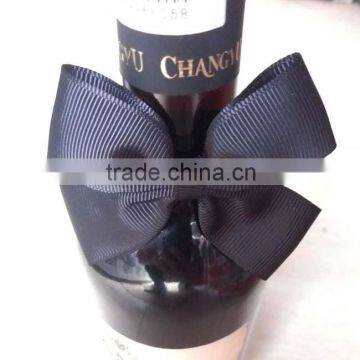 2015 wholesale wine bottle ribbon bow