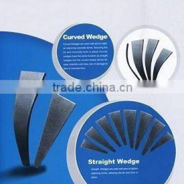 wall formwork accessories flat wedge curved wedge wedge pin