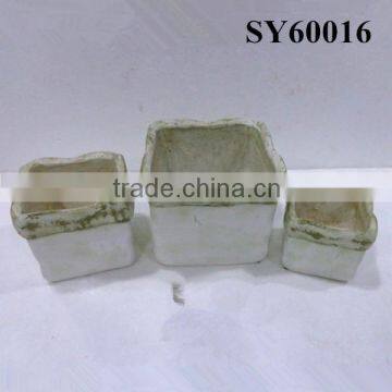 Cheap Decal Square Terracotta Plant Pot photo-2