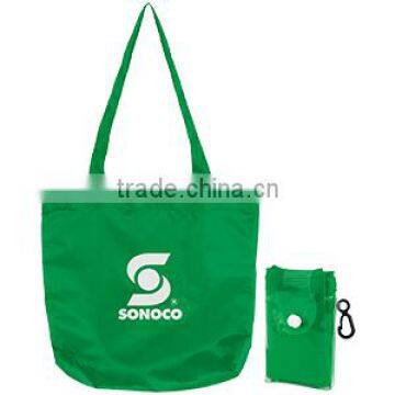 Nylon fabric folding cheap shopping bags