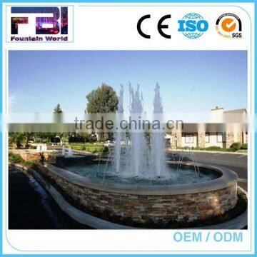 Large Outdoor Garden Stone Water Fountain Programmable Fountain