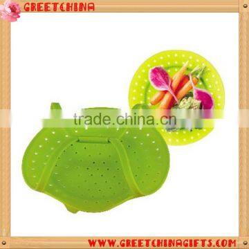 New Creative and Multifunction Cooking Assessory Silicone Vegetable Steamer for Cookware