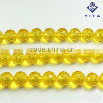 High quality clear glass crystal disco ball shaped 6mm bead