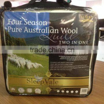 Baby Wool Quilted With Washable Australian Wool Washable Fabric photo-6