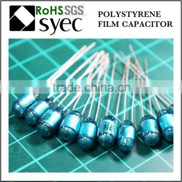 Tight Tolerances Radial Lead 561J 50V Polystyrene Film Capacitor