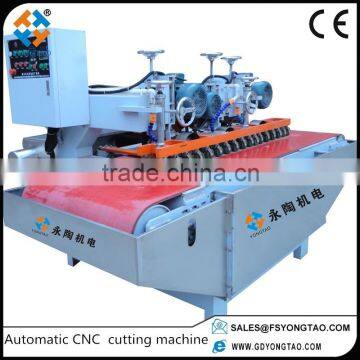 Full automatic CNC control continuous ceramic tile cutting machine with deburring YT1000