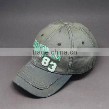 3D EMBROIDERY WASHED BASEBALL CAP