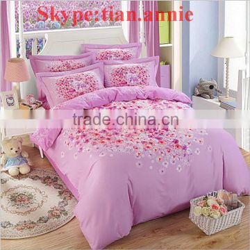 feather printing unique through cotton fabric home duvet covers